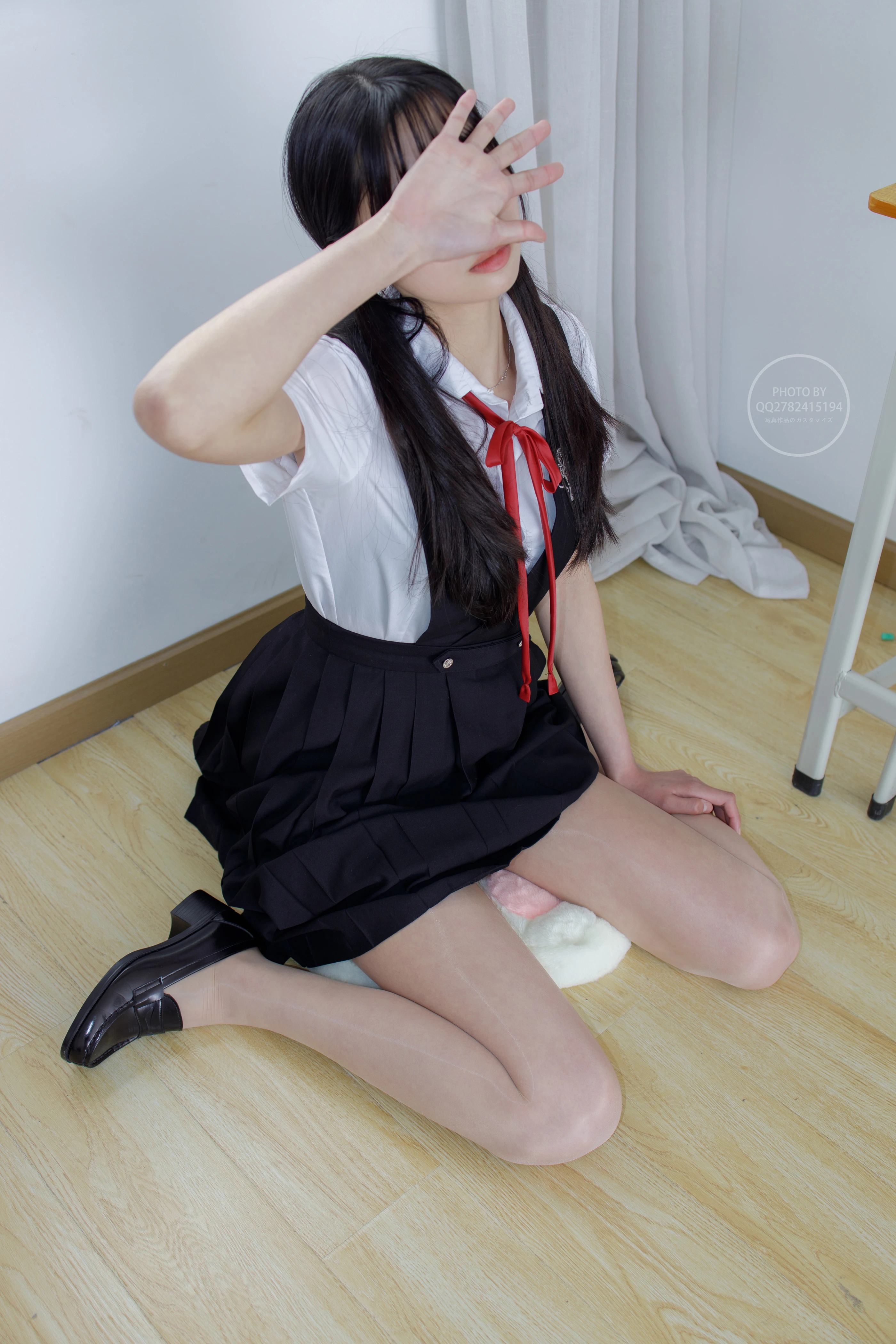 森萝财团 有料 NO.035 吸吸 教室里的油亮肉丝“绫”JK制服 [101P]插图